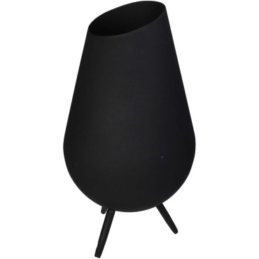 JΚ Home Décor - Βάζο Μαύρο 21x21x38cm
