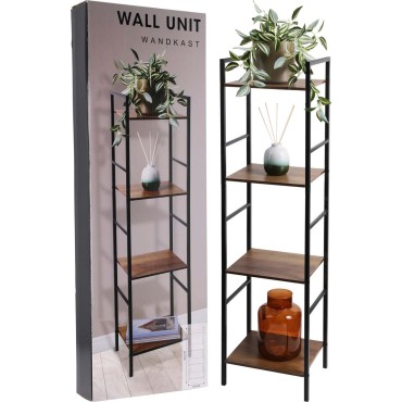 JK Home Décor - 4-Tier Shelf MDF 30x23.5x106cm