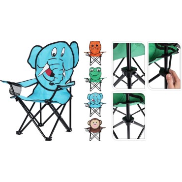 JK Home Décor - Children's Beach Chair 35x62cm 4 Ass