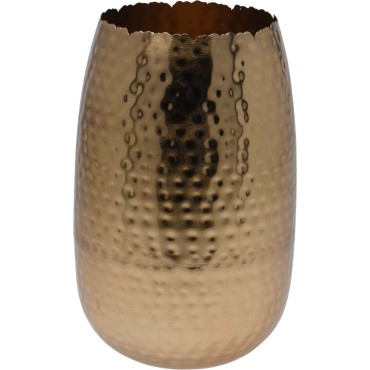JK Home Décor - Βάζο από Μέταλλο Χρυσό 18x29cm