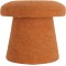 JK Home Décor - Σκαμπώ Μανιτάρι Καφέ Πρόβατο 43cm