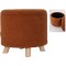 JK Home Décor - Σκαμπώ Αποθήκευσης Πρόβατο Καφέ 40cm