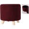 JK Home Décor - Σκαμπώ Αποθήκευσης Πρόβατο Βυσσινί 40cm