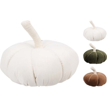 JK Home Décor - Κολοκύθα από Ύφασμα 20x15cm 3Σχδ