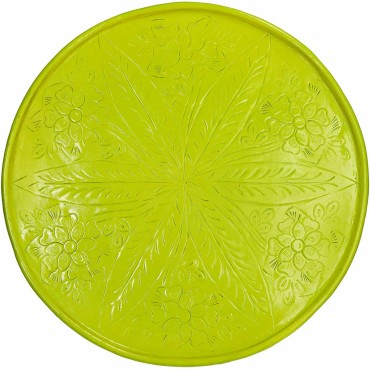 JK Home Décor - Plate Aluminium Yellow 33xx33x0.5cm