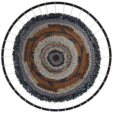 JK Home Décor - Wall Plaque Fabric Multi 78x2x78cm