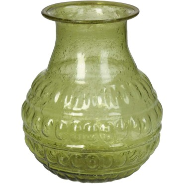 JΚ Home Décor - Βάζο Vintage Πράσινο 10.5x10.5x13cm