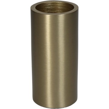 Candle Holder Aluminium Gold 5x5x11cm