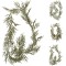 JK Home Décor - Γιρλάντα PE Φυσική σε Πράσινο 180cm 3Σχδ