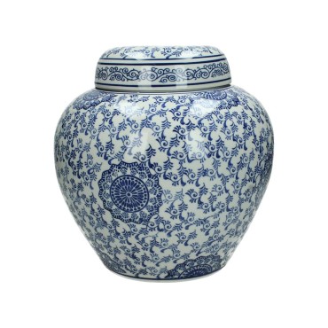 Jar Blue 30x28x28cm