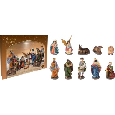 JK Home Décor - Φιγούρες Φάτνης Πολυρεζίν 13-20cm S/10