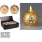 JK Home Décor - Κερί LED Μπάλα Χρυσό 10cm