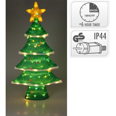 JK Home Décor - Δέντρο Εξωτερικού Χώρου LED 56x102cm