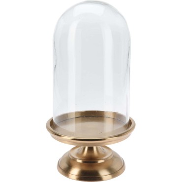 JK Home Décor - Καμπάνα με Μεταλλική Βάση 14x28cm
