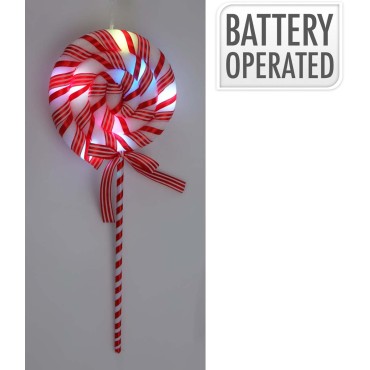 JK Home Décor - Στολίδι Γλυφιτζούρι LED 16x43cm