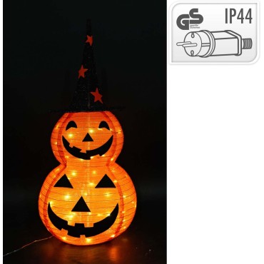 JK Home Décor - Κολοκύθα Αναδιπλόμενη με Καπέλο 50LED 50x90cm