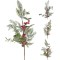 JK Home Décor - Κλαδί με Berries & Ευκάλυπτο 60cm 3Σχδ