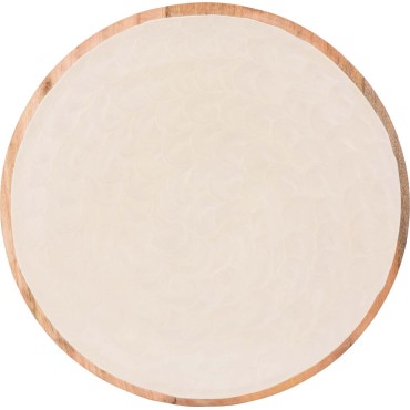 JK Home Décor - Πιάτο Mango Wood Φυσικό 30cm