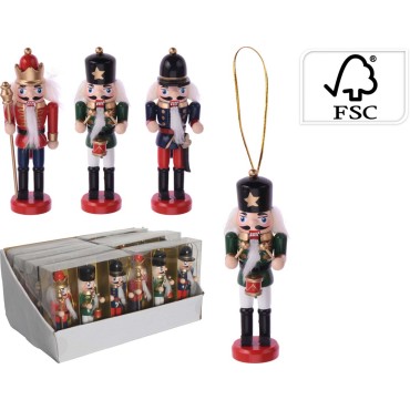 JK Home Décor - Στολίδι Καρυοθραύστης 12cm S/3
