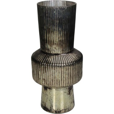 JΚ Home Décor - Βάζο Σαμπανιζέ 14x14x40cm