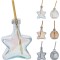 JK Home Décor - Ποτήρι Μπάλα & Αστέρι από Γυαλί 200ml 11x12cm 6Σχδ