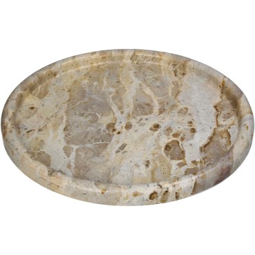 JK Home Décor - Plate Stone Beige 28x28x2.5cm