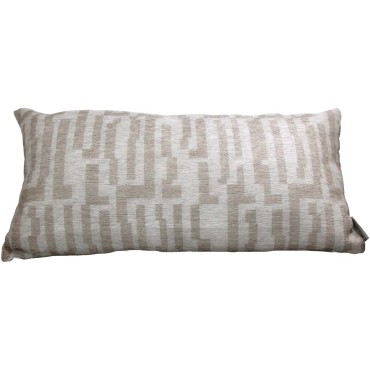 JK Home Décor - Cushion Stripes Polyester Natural 35x70cm