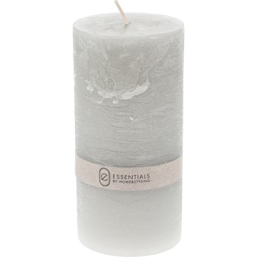 JΚ Home Decor - Κερί Κολόνα 7x14cm Γκρι