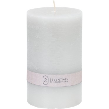 JΚ Home Decor - Κερί Κολόνα 9x15cm Γκρι