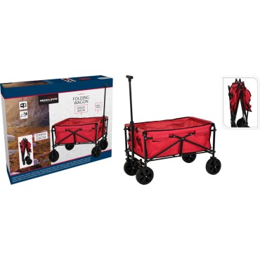 JK Home Décor - Red Beach Cart 93x50x106cm
