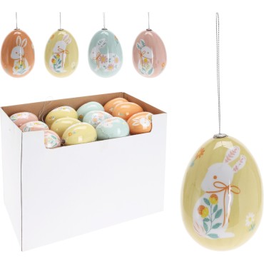 JK Home Décor - Αυγό Κρεμαστό 10cm 4Σχδ