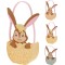 BASKET FELT BUNNY 19CM 3ASS