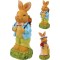 JK Home Décor - Λαγουδάκι Ζευγάρι Πολυρεζίν 6x14.5cm 2Σχδ