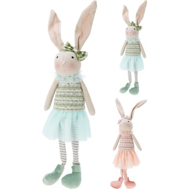 JΚ Home Decor - Λαγός Καθιστός 73cm 2Ass Χρώμα