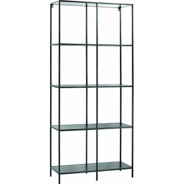 JΚ Home Décor - Ραφιέρα από Μέταλλο & Mdf 78x30x170cm