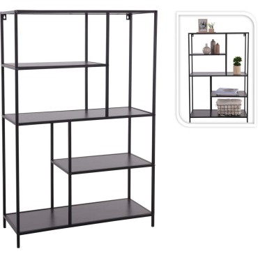 JΚ Home Décor - Ραφιέρα από Μέταλλο & Mdf 76x30x116cm