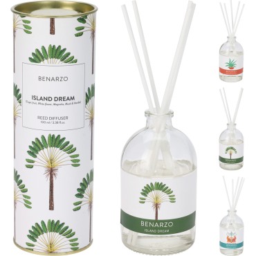 JΚ Home Decor - Σετ Διαχυτή Αρώματος 80ml 7x22cm 3Ass