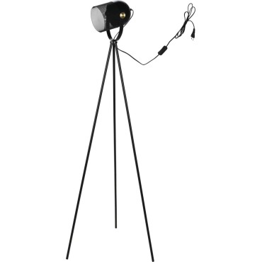 JK Home Décor - Lamp Standing Metal Black