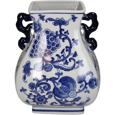 JK Home Décor - Βάζο Chinoiserie Κεραμικό 22x19x29.5cm