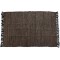 JK Home Décor - Χαλί από Γιούτα & Βαμβάκι σε Μαύρο 120x180cm