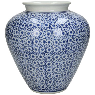 JΚ Home Décor - Βάζο Μπλε 20x18x18cm