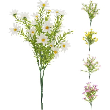 JK Home Décor - Κλαδί Μαργαρίτα 36cm 4Σχδ