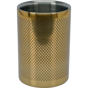 JK Home Décor - Σαμπανιέρα για Κρασί από Ατσάλι Χρυσό 12x18cm