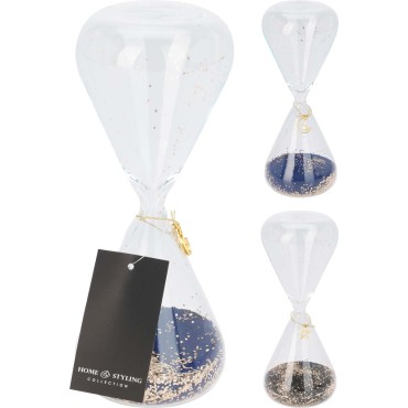 JK Home Décor - Κλεψύδρα Moon από Γυαλί 7.5x19cm 2Σχδ