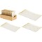 JK Home Décor - Πιατέλα από Γυαλί Χρυσό 10x14cm 2Σχδ