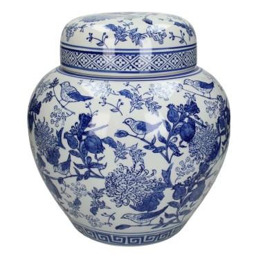 Jar Blue 30x28x28cm