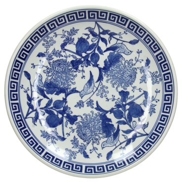 JK Home Décor - Πιάτο Chinoiserie Πορσελάνη 36x36x5cm