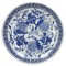 JK Home Décor - Πιάτο Chinoiserie Πορσελάνη 36x36x5cm