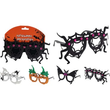 JK Home Décor - Γυαλιά Halloween 17x14x10cm 4Σχδ