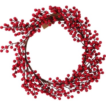 JK Home Décor - Στεφάνι Berries 30cm